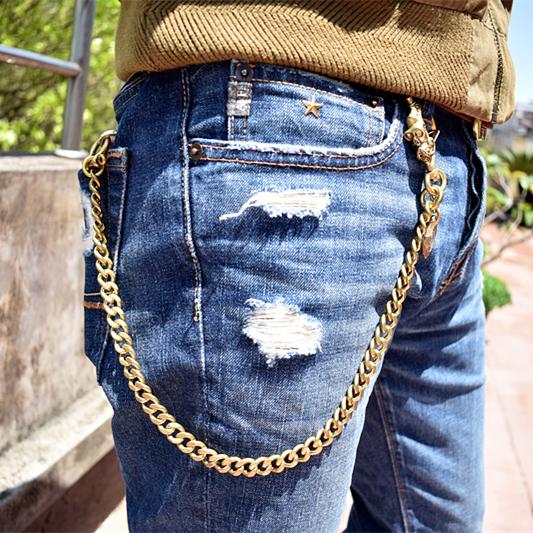 Jeans Chain Fashion Skeleton Head Decor Pants Chain Men Wallet Chain
