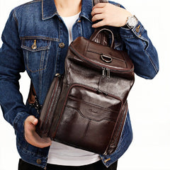 Convertible Sling Backpack For Big Men