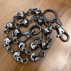 skull with chains biker skull wallet chain Cool Wallet Chains Skull Wallet Chain Wallet Skull Chain Skull Chain for Wallet Skull Pants Chain