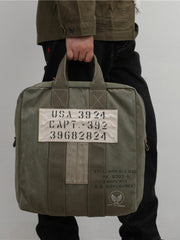 Canvas Army Vertical Weekender Bag