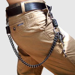 chain wallet chain Cool Wallet Chains Men's Bull Horns Biker Wallet Chain Best Chain for Pants