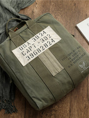 Canvas Army Vertical Weekender Bag