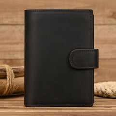 trifold leather wallet mens​