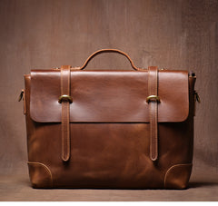 best laptop bag for men​ Mens Leather Briefcases Shouler Laotop Bag Leather Briefcase Workbag for Men