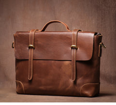 top rated men's briefcase Mens Leather Briefcases Shouler Laotop Bag Leather Briefcase Workbag for Men