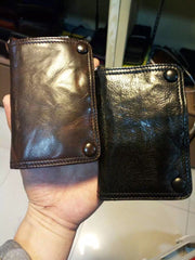 small​ wristlet wallet​ Leather Wristlet Wallet for Men wristlet wallet leather clutch wallet​ biker chain wallet