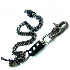 chain for pants Cool Wallet Chains Men's Bull Horns Biker Wallet Chain Best Chain for Pants