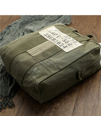 Canvas Army Vertical HandBag