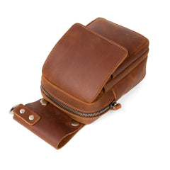 phone leather holster Brown Leather Phone Holster Leather Cell Phone Holster Leather Belt Pouch Mobile Phone Belt Holder