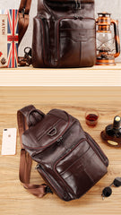 Convertible Sling Backpack For Big Men