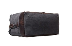 30 inch canvas duffle bag​ Gray Waxed Canvas Weekender Bag Waxed Canvas Duffle Bag Large Canvas Leather Duffle Bag 