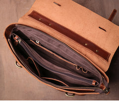 laptop carrier bag Mens Leather Briefcases Shouler Laotop Bag Leather Briefcase Workbag for Men