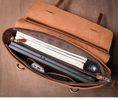 best briefcase for men Mens Leather Briefcases Shouler Laotop Bag Leather Briefcase Workbag for Men