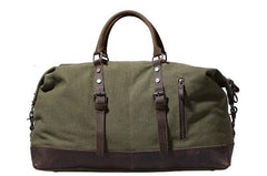 36 inch canvas duffle bag Green Waxed Canvas Weekender Bag Waxed Canvas Duffle Bag Large Canvas Leather Duffle Bag 