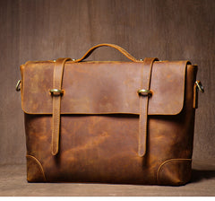 men briefcase Mens Leather Briefcases Shouler Laotop Bag Leather Briefcase Workbag for Men