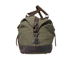 best mens canvas duffle bag​ Green Waxed Canvas Weekender Bag Waxed Canvas Duffle Bag Large Canvas Leather Duffle Bag 