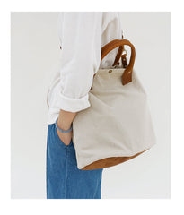 Womens Canvas Shoulder Tote Bag