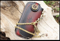 mens biker wallet Handmade Biker Wallet Leather Biker Chain Wallets Cool Wallet On A Chain Best Wallet With Chain