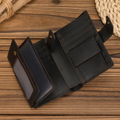 men's leather wallets trifold​