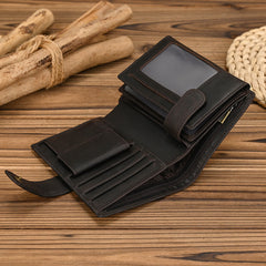 men's leather wallets trifold