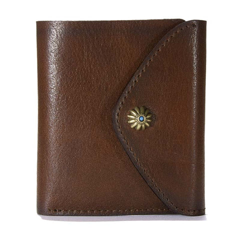 Vintage Genuine Leather Mens billfold Coffee Leather Wallet Men Small Wallets Front Pocket Wallet for Men