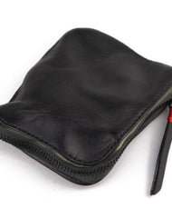 Black Leather Wallet Mens Zip Around Small Leather Zip Wallet Mens Wallets That Zip