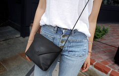 Cute LEATHER WOMEN SHOULDER BAG Envelope Crossbody Purse FOR WOMEN