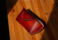 Handmade Mens Cool Leather Glasses Case Glasses Box Glasses Holder Eyeglass Case