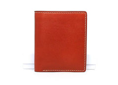 Cool Leather Mens Small Wallets Front Pocket Wallet Slim Wallet for Men