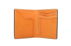 Cool Leather Mens Small Wallets Front Pocket Wallet Slim Wallet for Men