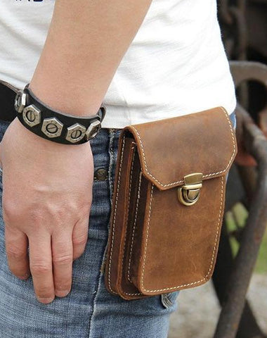 7”x5.5” - Handmade Leather Belt Bag/Bumbag #1 | Beaumont Bags