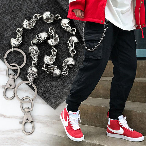 Skull Pants Chain Cool Wallet Chains Skull Wallet Chain Wallet Skull Chain Skull Chain for Wallet