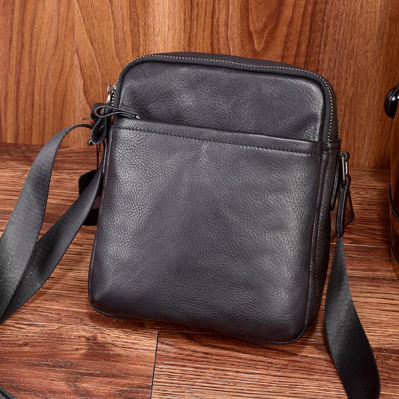 Mens Shoulder Bag Small Leather Bag for Men Leather Bag 