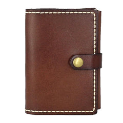 Leather Mens Small Card Wallets Front Pocket Wallet Cool Change Wallet for Men