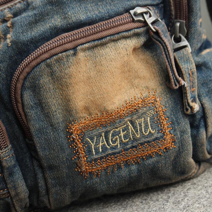 Denim Side Bags Womens Blue Denim Messenger Bag Vintage Denim Shoulder –  iwalletsmen