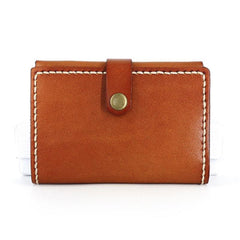 Leather Mens Small Card Wallets Front Pocket Wallet Cool Change Wallet for Men