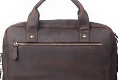 GENUINE LEATHER MENS COOL MESSENGER BAG BRIEFCASE WORK BAG BUSINESS BAG FOR MEN