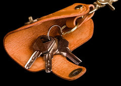 Handmade Leather Tooled Mens Cool Car Key Wallets Car Key Holder Car for Men