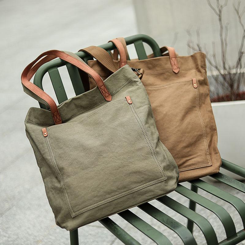 Madewell, Bags, Madewell Olive Green Canvas Transport Tote Bag