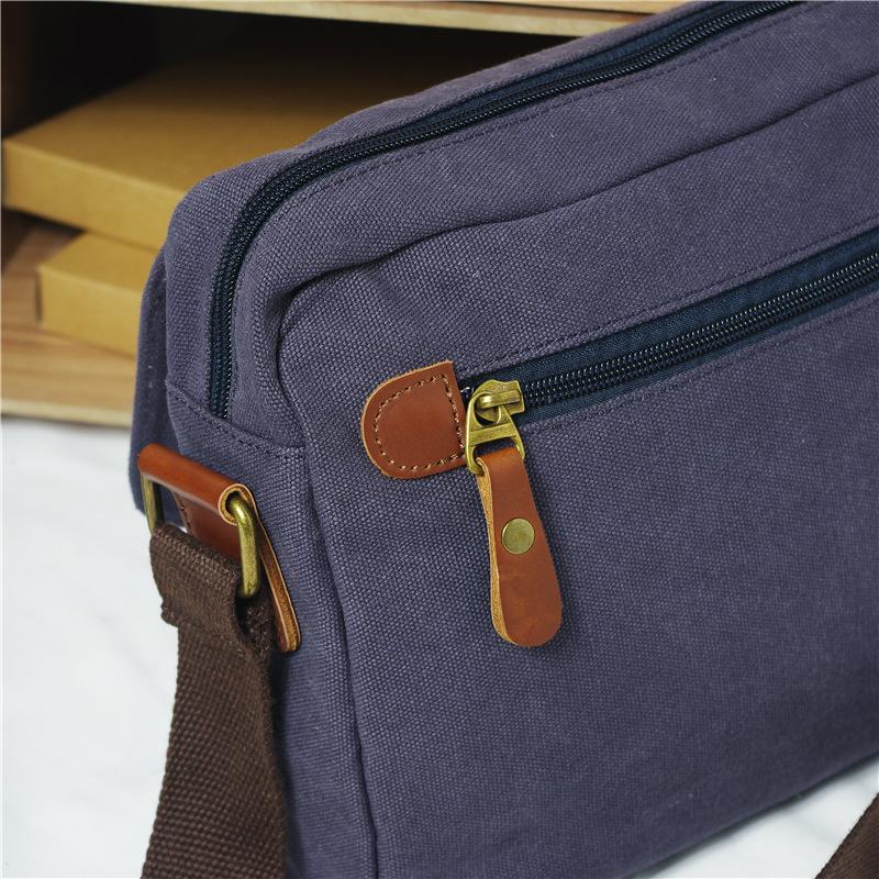 Men's leather bag  Buy men's canvas bag – Messenger satchel
