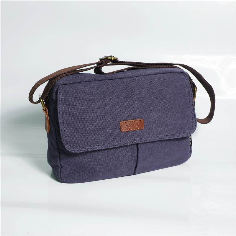 Men's leather bag  Buy men's canvas bag – Messenger satchel
