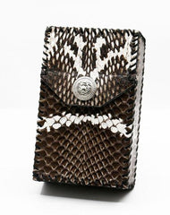 Cool Handmade Cobra Leather Mens Snake Skin Cigarette Holder Case for Men