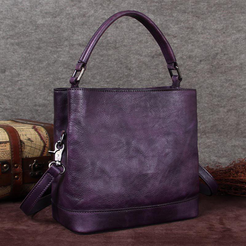 Amazon.com: EKLART Mini Leather Bucket Bags for Women Luxury Chain  Crossbody Bag for Women Small Purses and Handbags (Color : Purple, Size : 6  * 6 * 4inch) : Clothing, Shoes & Jewelry