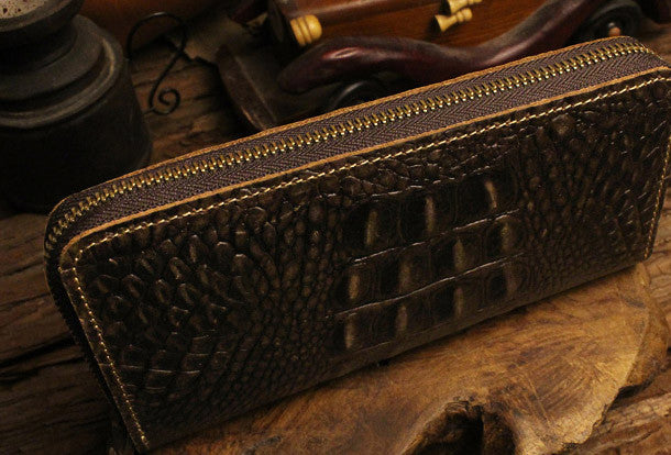 Luxury Crocodile D Wallet – stitchedrip
