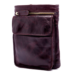 Mens Leather Belt Pouch Shoulder Bag Waist Bag BELT BAG For Men