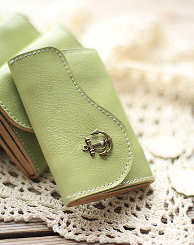 PU Leather Women's Wallets,Multi-Function Slim Bifold Zipper Clutch Purse,Large  Capacity Card Holder with RFID Blocking(Green) - Walmart.com