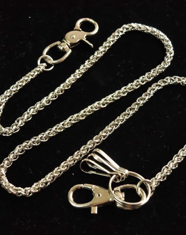 Cool Silver Punk Mens Key Chain Pants Chain Long Wallet Chain For Men