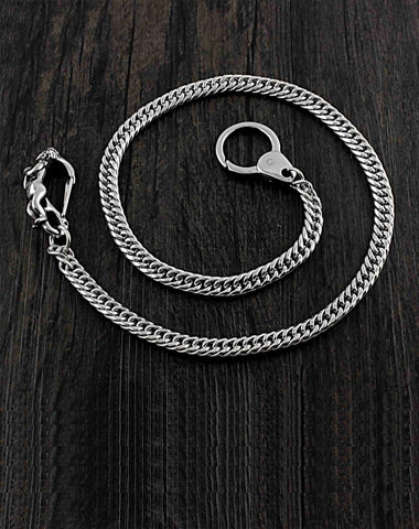 SOLID STAINLESS STEEL BIKER Cool WALLET CHAIN LONG PANTS CHAIN jeans chain jean chain FOR MEN