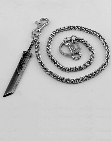 Cool Sword Key Chain Long Wallet Chain Biker Wallet Chain Punk Pants Chain For Men