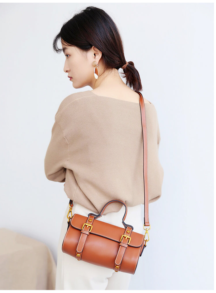 Stylish leather bags for the office - Linden Is Enough